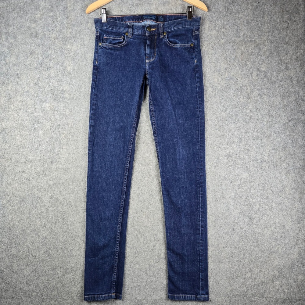 Patagonia Slim Jeans Womens 27 (4) Blue Organic Cotton Stretch Denim Outdoor
